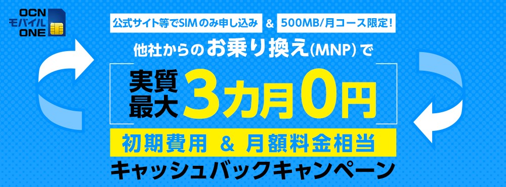 【2022/11/30まで】実質3か月0円キャンペーン